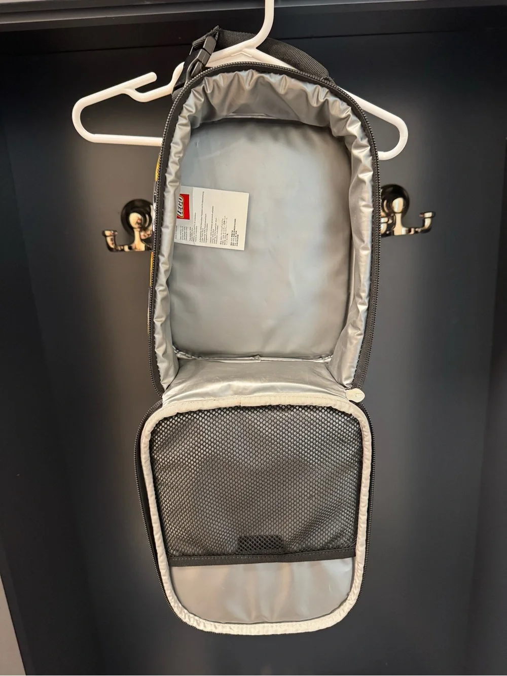 Lego minifigure Backpack and Lunchbox